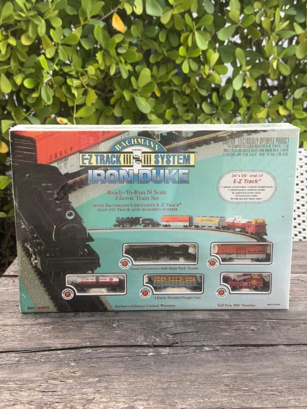 NEW Vintage 1998 Bachmann Iron Duke E-Z Track System N Scale Electric Train Set